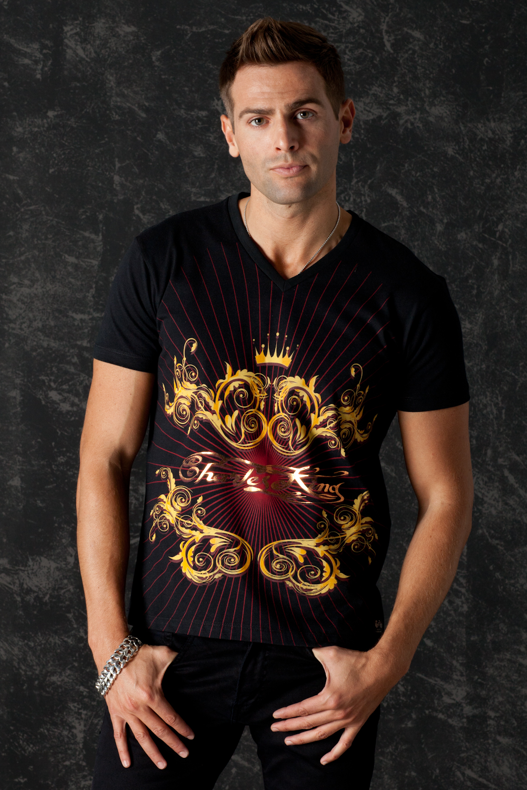 T-Shirt Red Lions, front view
